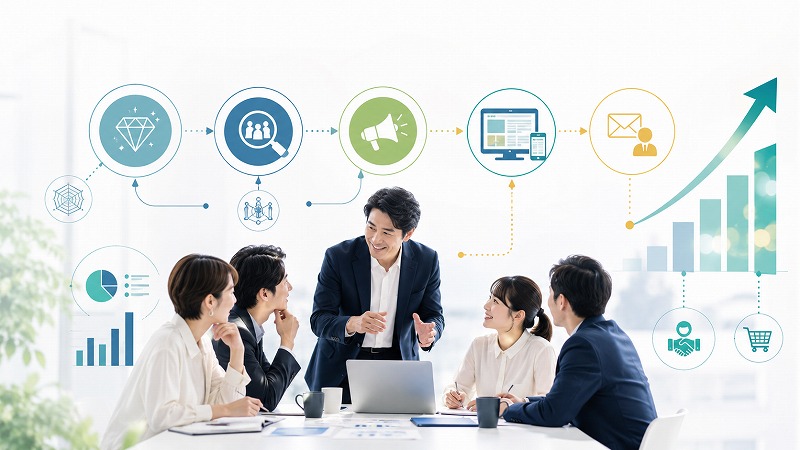 中小企業のマーケティングとは中小企業のマーケティング支援｜売上につながる仕組みづくりをサポート